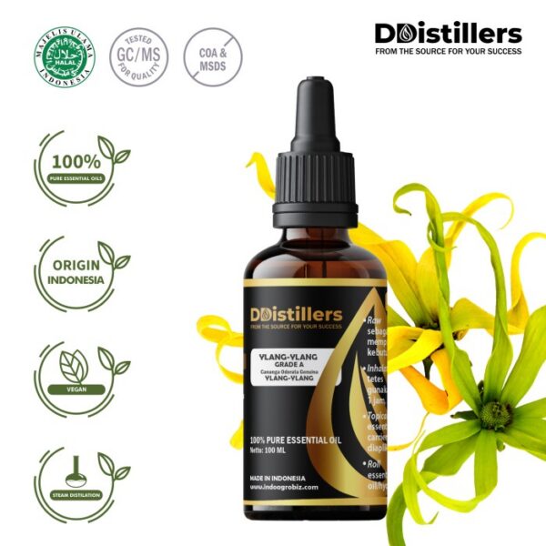 Ylang-Ylang / Kenanga Grade A Essential Oil Pure 100%, 50-100ML GS