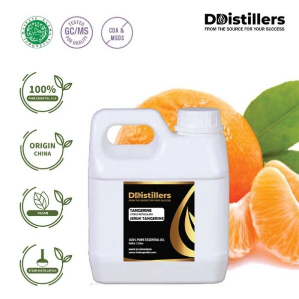 Tangerine / Jeruk Mandarin Essential Oil Pure 100%, 500ML-1L HDPE/SS
