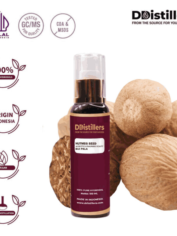 Hydrosol Nutmeg Seed / Biji Pala Pure 100%, 60-100ML GS
