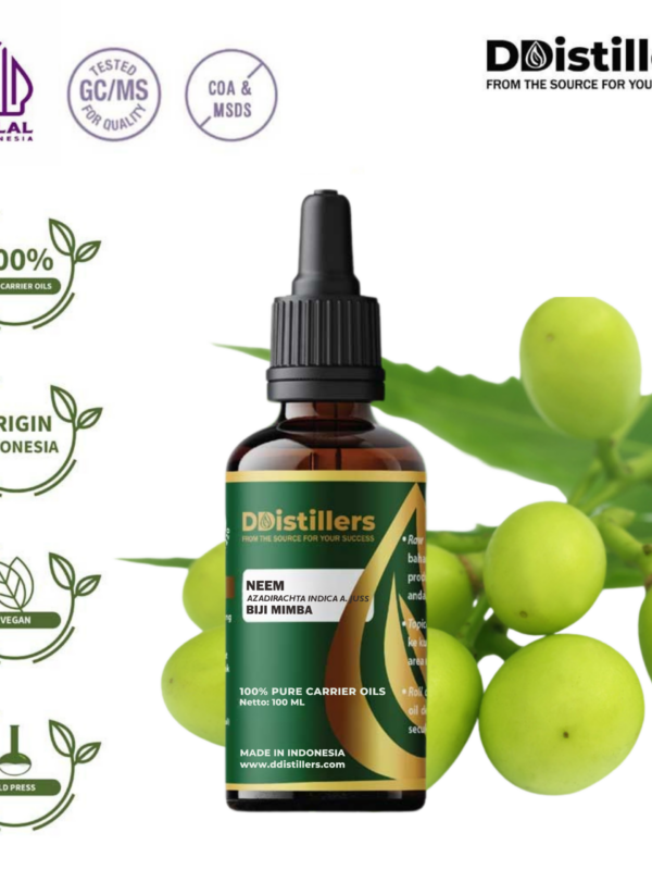 Neem Seed / Biji Mimba Carrier Oil Pure 100%, 50-100ML GS