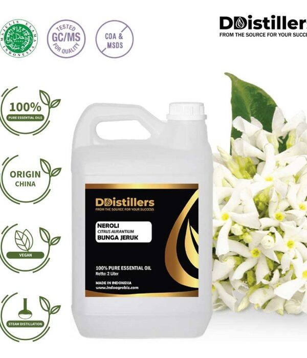 Neroli / Bunga Jeruk Essential Oil Pure 100%, 2L HDPE