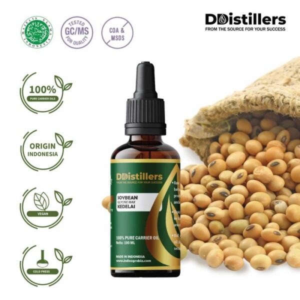 Soybean / Kedelai Carrier Oil Pure 100%,  50-100ML GS