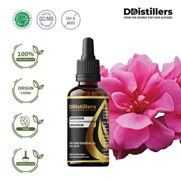Geranium / Geranium Essential Oil Pure 100%, 50-100ML GS