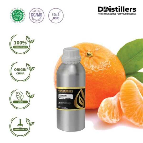 Tangerine / Jeruk Mandarin Essential Oil Pure 100%, 500ML-1L HDPE/SS