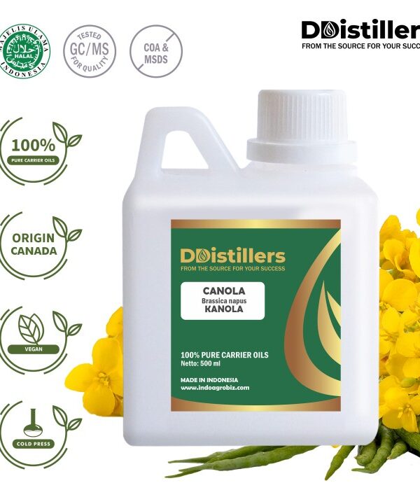 Canola / Canola Carrier Oil Pure 100%, 500ML-1L HDPE