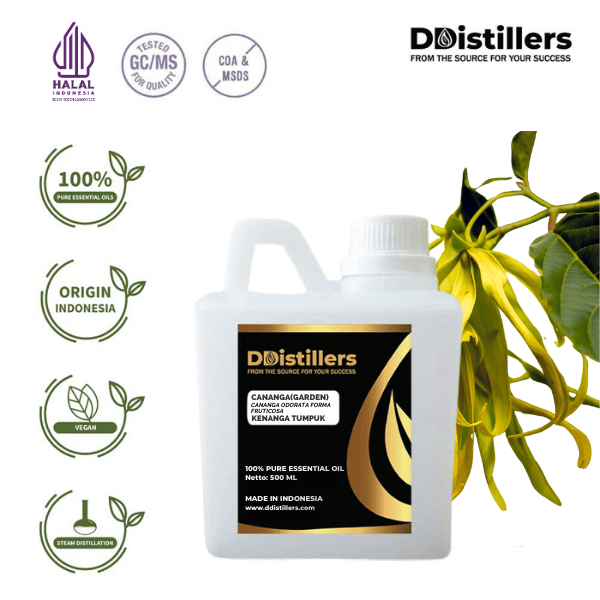 537edf01ac504ab383a8a1c8d402725a.png Cananga (Garden) / Kenanga Tumpuk Essential Oil Pure 100%, 500ML-1L HDPE/SS