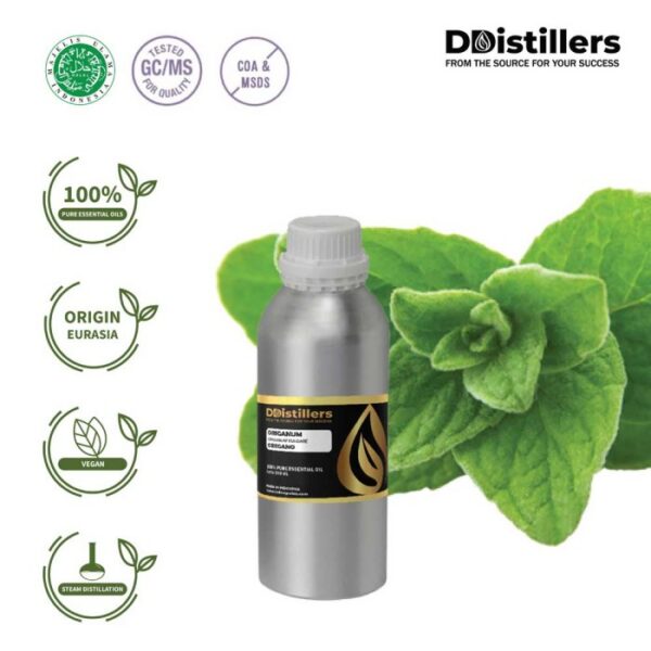 Origanum / Bunga Oregano Essential Oil Pure 100%, 500ML-1L HDPE/SS