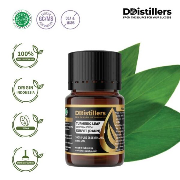 558fdd7a0eec4d2581d98673d7f6253d.jpg Turmeric Leaf / Daun Kunyit Essential Oil Pure 100%, 2-10ML GS