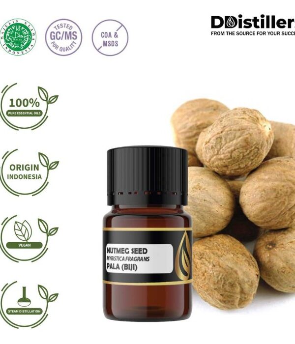 Nutmeg Seed / Biji Pala Essential Oil Pure 100%, 2-10ML GS