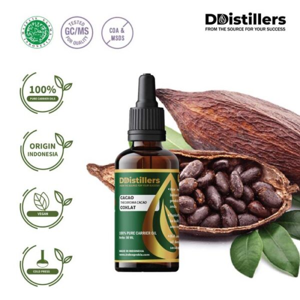 Cacao / Coklat Carrier Oil Pure 100%, 50-100ML GS