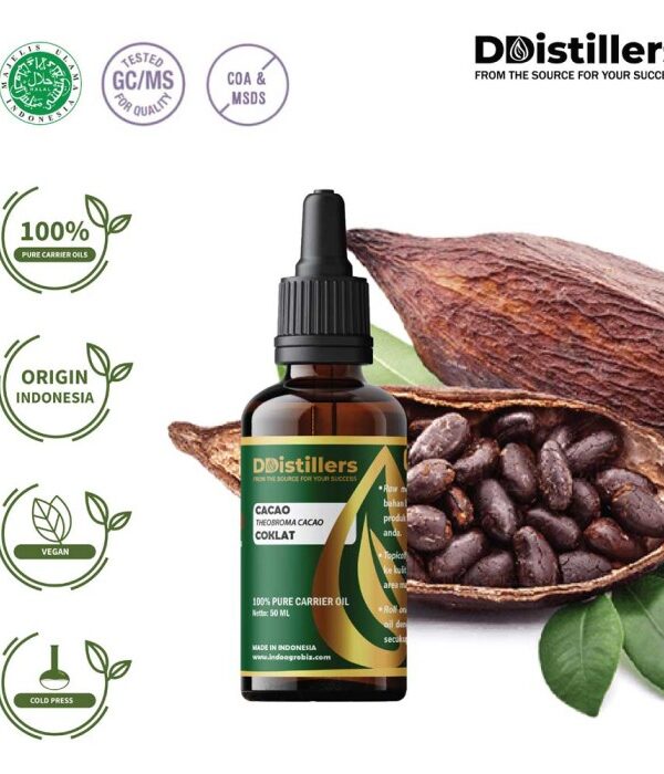 Cacao / Coklat Carrier Oil Pure 100%, 50-100ML GS
