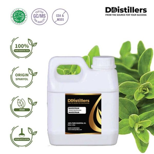 Marjoram / Marjoram Essential Oil Pure 100%, 500ML-1L HDPE/SS