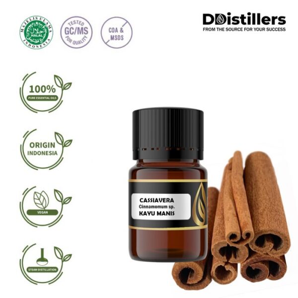 Cassia / Kayu Manis Tiongkok / Indonesia Essential Oil Pure 100%, 2-10ML GS