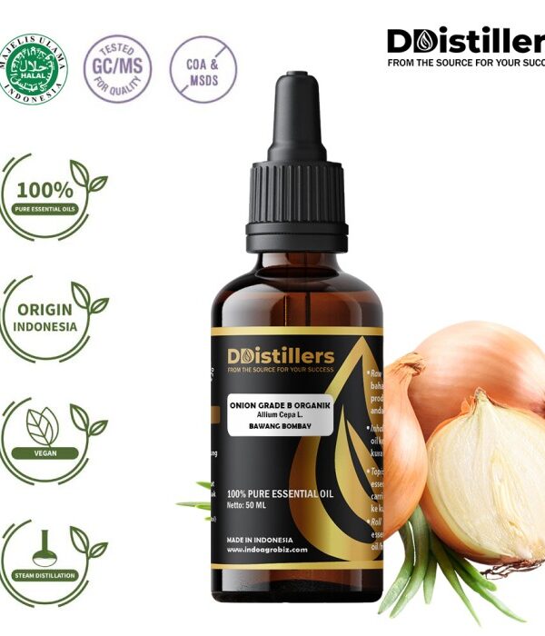 Onion/Bawang Bombay Grade B Organic Essential Oil Pure100%, 50-100ML GS