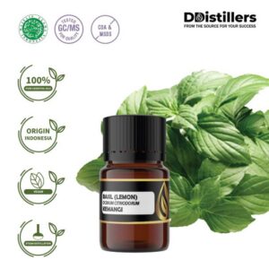 6303af2b19534f09ab383baeb804f6cc-1.jpg Basil (Lemon) / Kemangi Essential Oil Pure 100%, 2-10ML GS