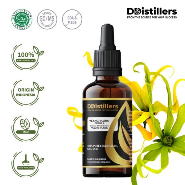 Ylang-Ylang / Kenanga Grade A Essential Oil Pure 100%, 50-100ML GS