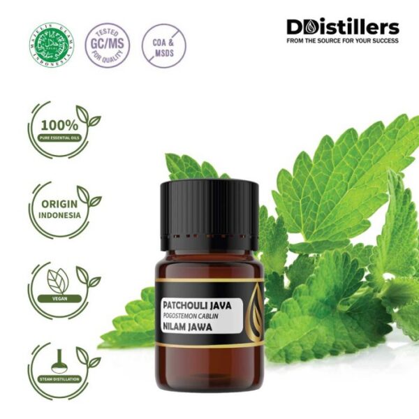 Patchouli (Java) / Nilam Jawa Essential Oil Pure 100%, 2-10ML GS