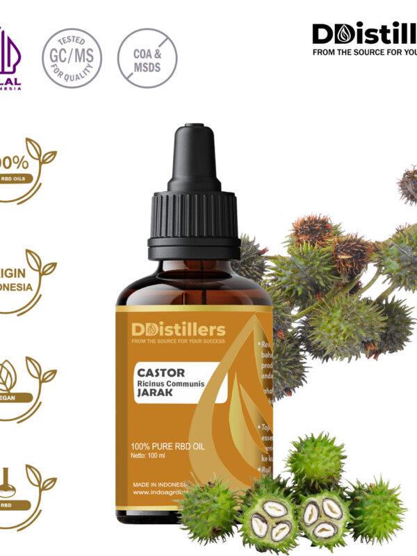 Castor / Jarak RBD Oil Pure 100%, 50-100ML GS
