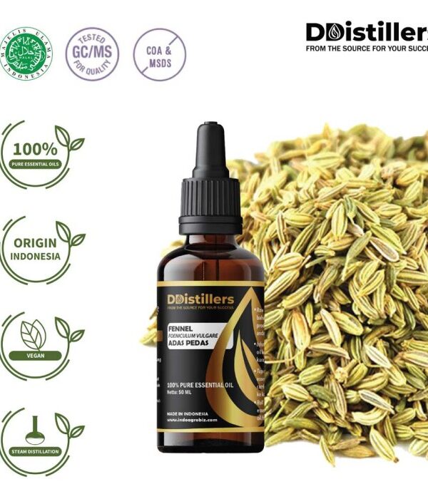 Fennel / Adas Pedas Essential Oil Pure 100%, 50-100ML GS