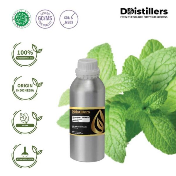 Peppermint (Cornmint) / Cornmint Essential Oil Pure 100%, 500ML-1L HDPE/SS