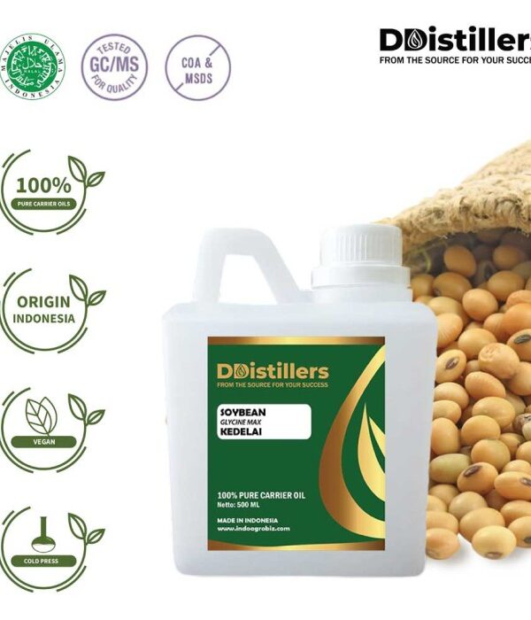 Soybean / Kedelai Carrier Oil Pure 100%, 500ML-1L HDPE