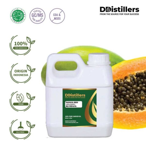 68e75846d75f4a4595c62064578cc337.jpg Papaya Seed / Biji Pepaya Carrier Oil Pure 100%, 500ML-1L HDPE