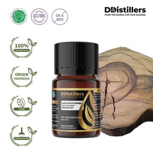 Sandalwood (Kupang) / Cendana NTT Essential Oil Pure 100%, 2-10ML GS