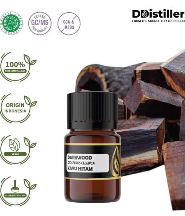 Darkwood / Blackwood / Kayu Hitam Papua Essential Oil Pure 100%, 2-10ML GS