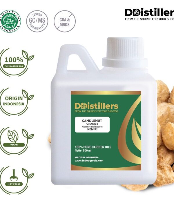 6d211a58b8854e4bb50665623b2af751.jpg Candlenut / Kemiri Hot Press Grade B CO Pure 100%, 500ML-1L HDPE
