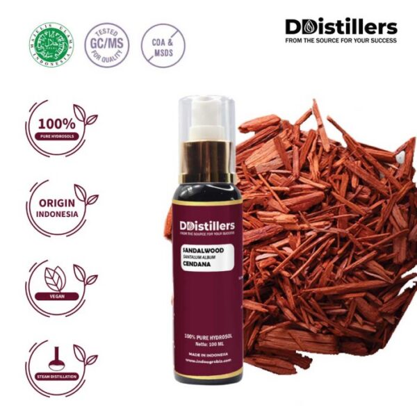 6e52db741ecb4695a071bd5834accc7c.jpg Hydrosol Sandalwood / Cendana 100%, 60-100ML GS
