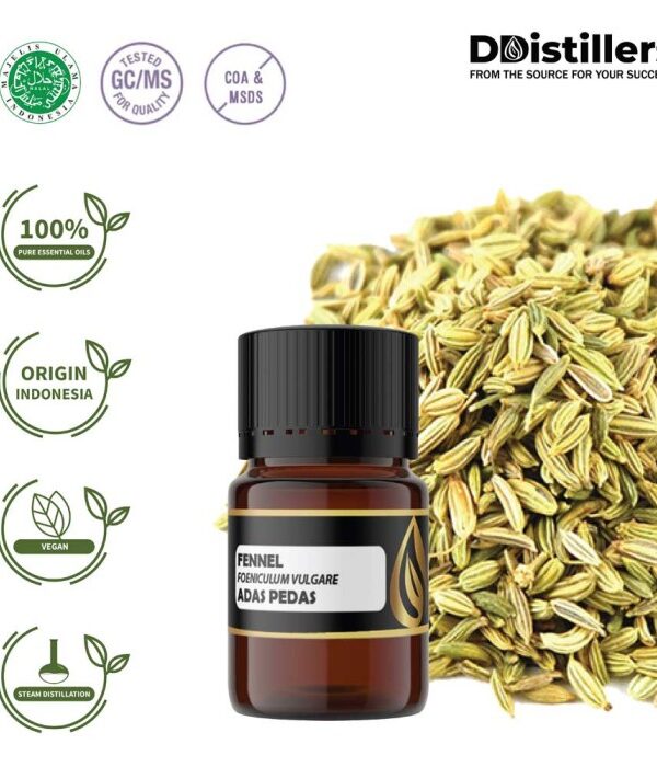 Fennel / Adas Pedas Essential Oil Pure 100%, 2-10ML GS