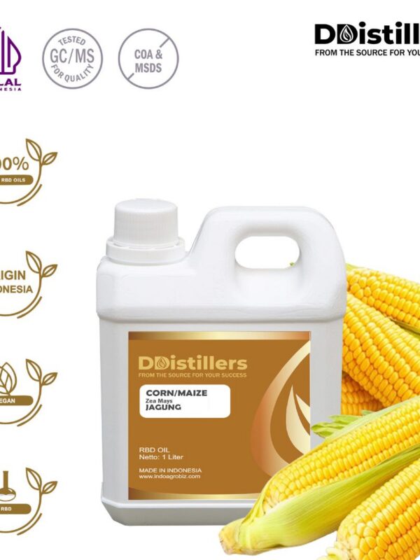 Corn / Maize / Jagung RBD Oil Pure 100%, 500ML-1L HDPE
