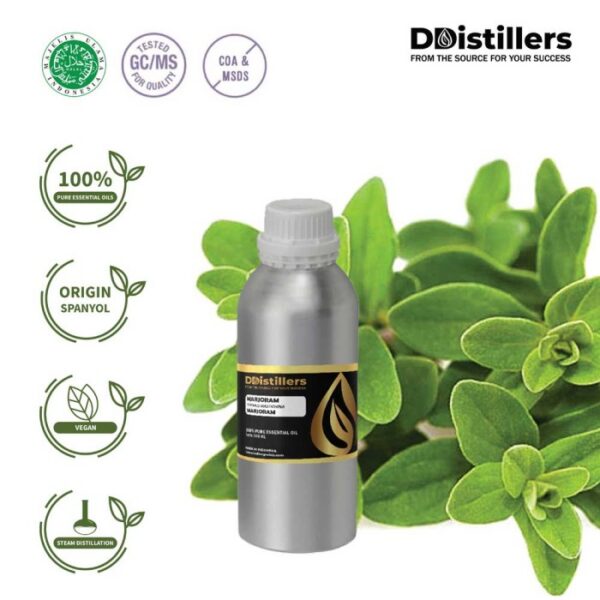 Marjoram / Marjoram Essential Oil Pure 100%, 500ML-1L HDPE/SS