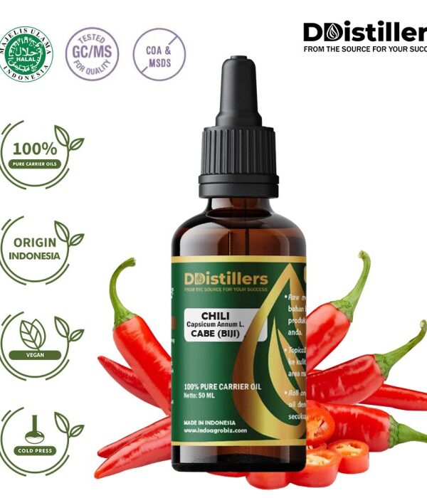 Chili / Cabe Carrier Oil Pure 100%, 50-100ML GS