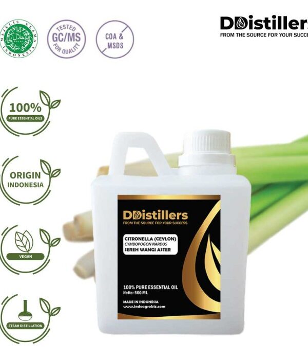 716f229e12314494b294ff6139537264.jpg Citronella (Ceylon) / Sereh Wangi Aster Essential Oil Pure 100%, 500ML-1L HDPE/SS