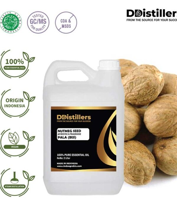 Nutmeg Seed / Biji Pala Essential Oil Pure 100%, 2L HDPE