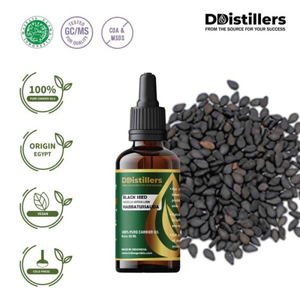 Black Seed Grade B / Habbatussauda Carrier Oil Pure 100%, 50-100ML GS