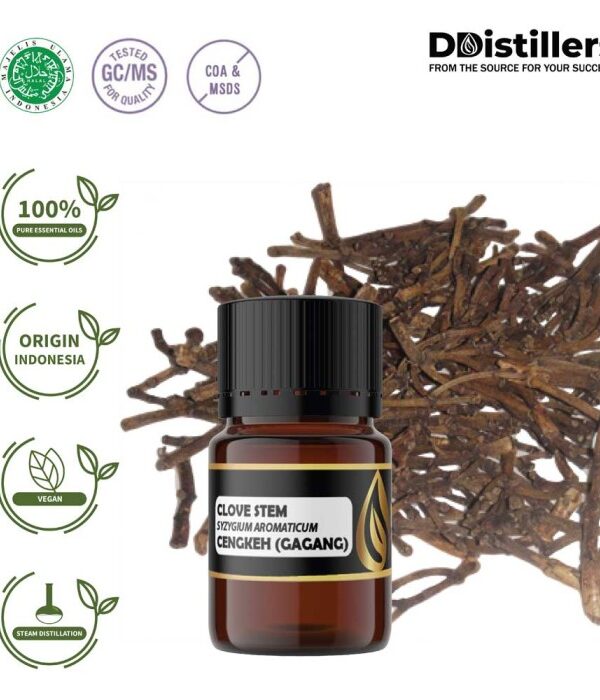 Clove Stem / Batang Cengkeh Essential Oil Pure 100%, 2-10ML GS