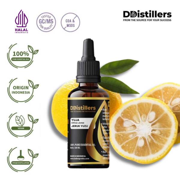 Yuja / Jeruk Yuzu Essential Oil Pure 100%, 50-100ML GS