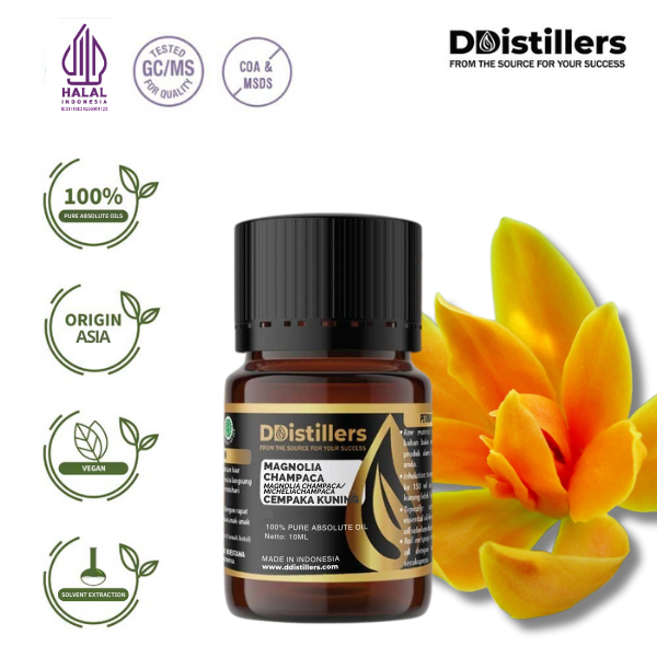 7a637830833c428dbc1a21d385a98d77.png Magnolia / Cempaka Kuning Absolute Oil Pure 100%, 2-10ML GS
