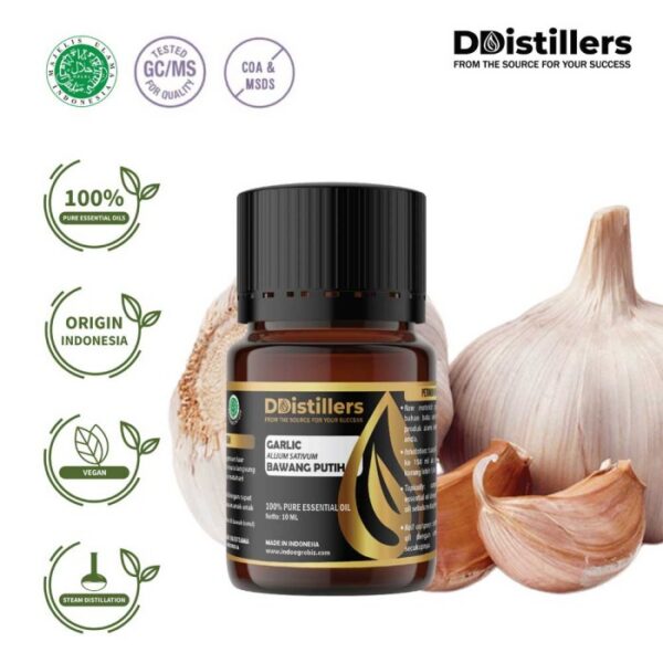 Garlic / Bawang Putih Essential Oil Pure 100%, 2-10ML GS