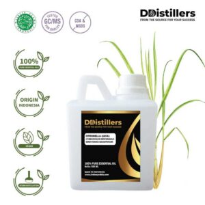 Citronella (Java) / Sereh Wangi Mahapengiri Essential Oil Pure 100%, 500ML-1L HDPE/SS