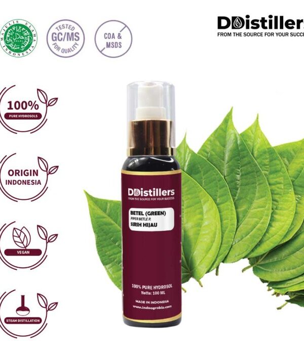 Hydrosol Betel Green / Sirih Hijau 100%, 100ML GS