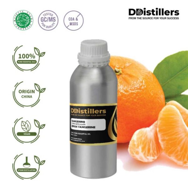 Tangerine / Jeruk Mandarin Essential Oil Pure 100%, 500ML-1L HDPE/SS