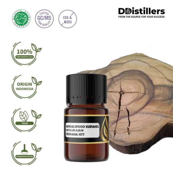 Sandalwood (Kupang) / Cendana NTT Essential Oil Pure 100%, 2-10ML GS