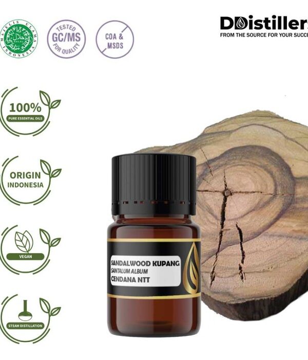 Sandalwood (Kupang) / Cendana NTT Essential Oil Pure 100%, 2-10ML GS