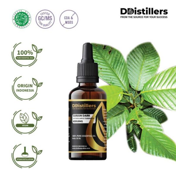 80dc8988f043485f8b813d625018f475.jpg Gurjun Dark / Keruing Essential Oil Pure 100%, 50-100ML GS
