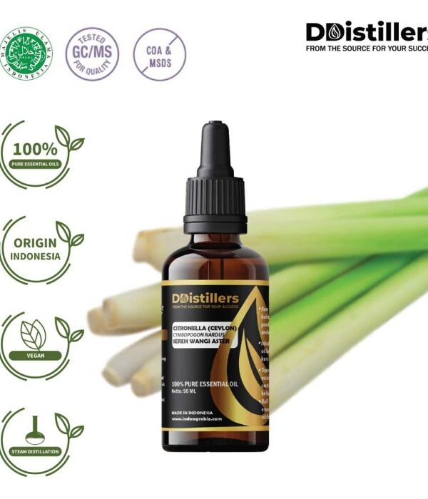 80e5c080a12c4340a5b7f0c2ba9e8b1a.jpg Citronella (Ceylon) / Sereh Wangi Aster Essential Oil Pure 100%, 50-100ML GS