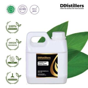 Turmeric Leaf / Daun Kunyit Essential Oil Pure 100%, 500ML-1L HDPE/SS