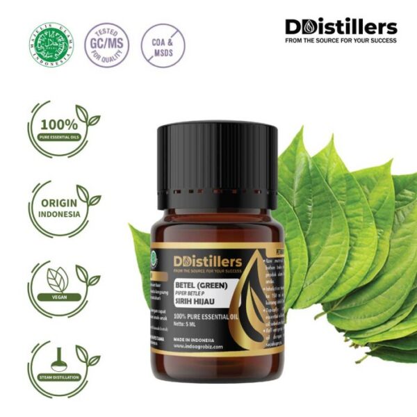 Betel (Green) / Sirih Hijau Essential Oil Pure 100%, 2-10ML GS